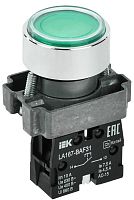 Кнопка управления LA167-BAF31 d=22мм 1з зеленая | код BBT20-BAF31-1-22-67-K06 | IEK